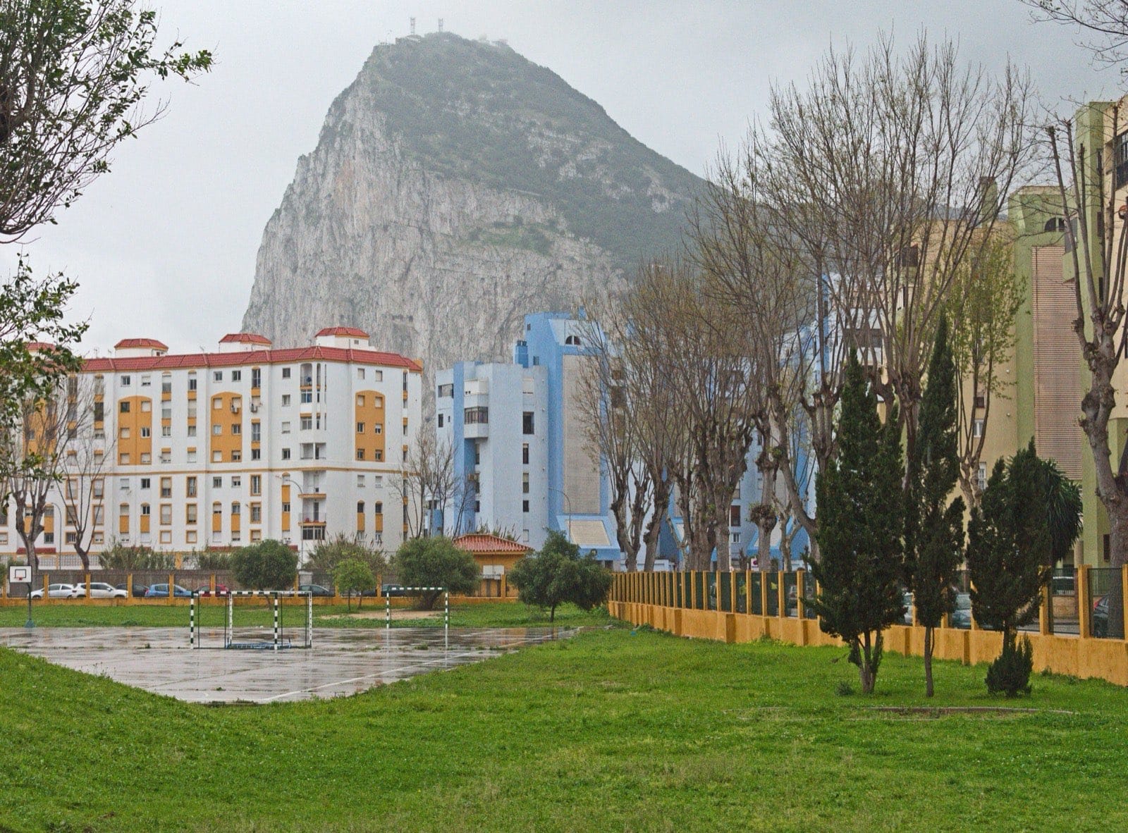 The Rock of Gibraltar seen from La Línea de la Concepción
